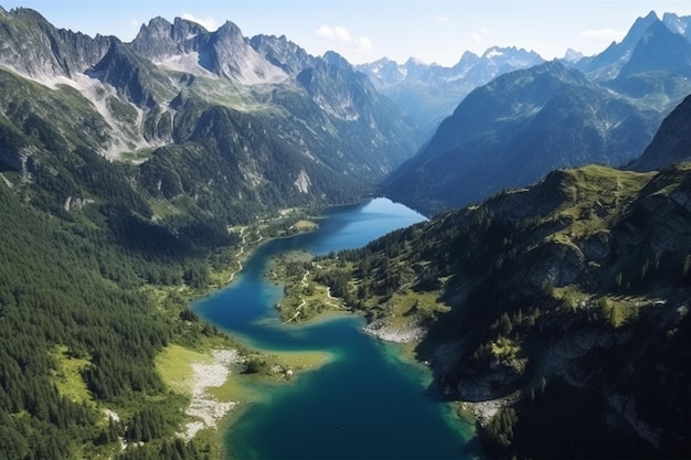 Tomas aéreas de drones de hermosos paisajes y maravillas naturales