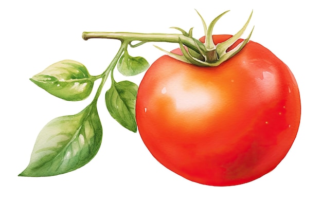 Tomate aquarelado