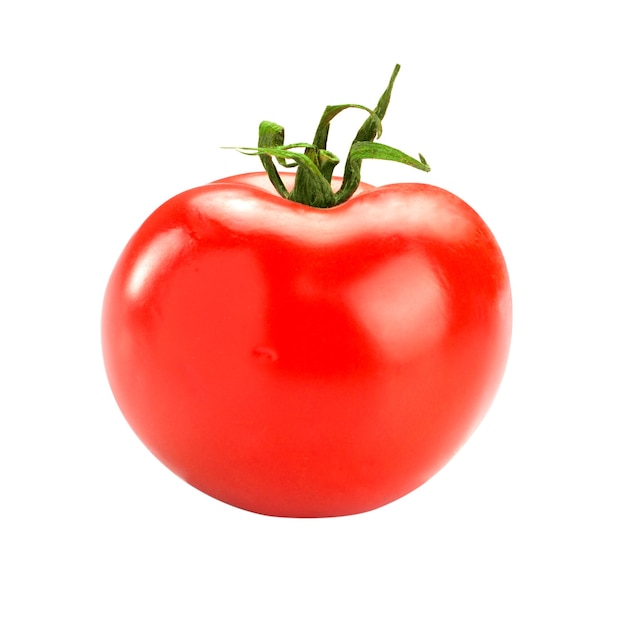 Tomate auf Weiß isoliert