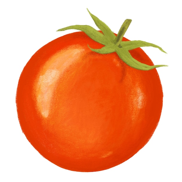 Tomate cereza verdura pegatina png comida saludable fondo transparente