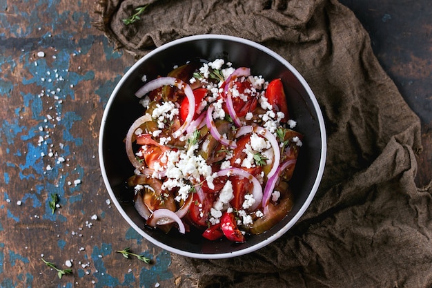 Tomate e salada de cebola