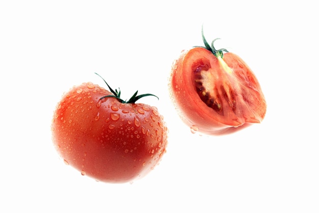 tomate fresco e meio tomate