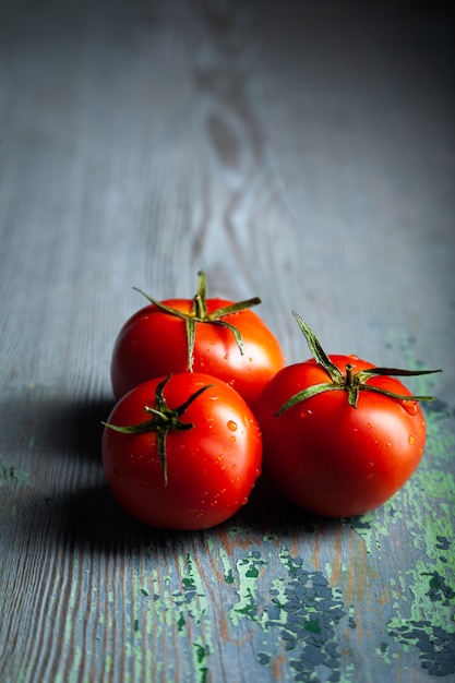 Tomate con gotas