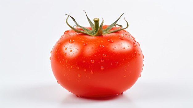 Tomate lokalisiert auf einem weißen Hintergrund