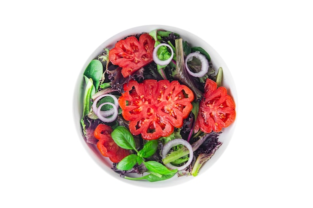 tomate salada vegetal prato fresco refeição comida lanche na mesa cópia espaço fundo de comida