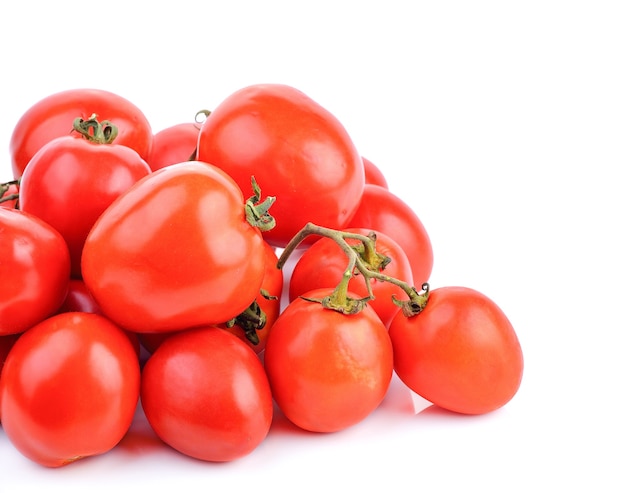 Tomaten auf weiß