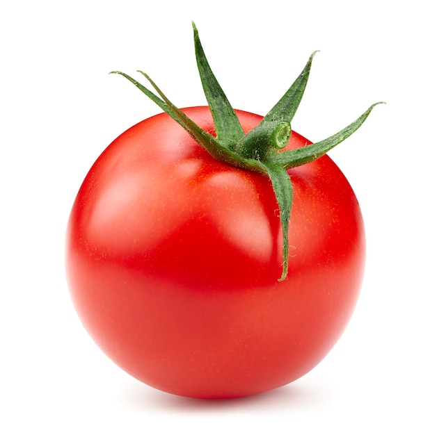 Tomaten-Gemüse isoliert auf weißem Hintergrund