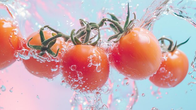 Tomaten im Wasser