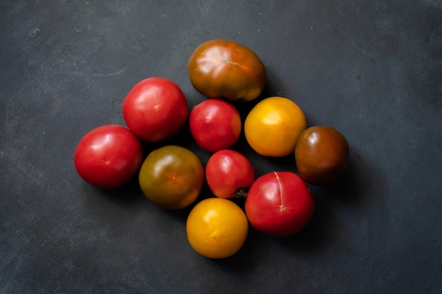 Tomaten in verschiedenen Farben