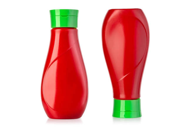 Tomaten-Ketchup-Flasche isoliert