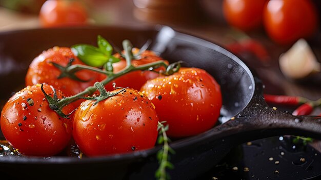 Tomaten-Kirsche frisches rotes Gemüse Produkt Banner-Hintergrunddesign