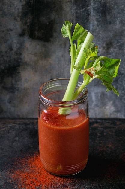 Tomaten- und Paprikasaft