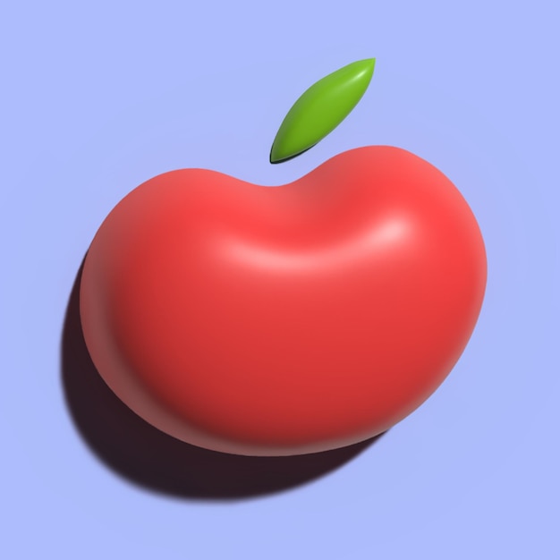 Tomatengemüse Obst 3D-Render für gesundes Essen 3D-Modell rendern