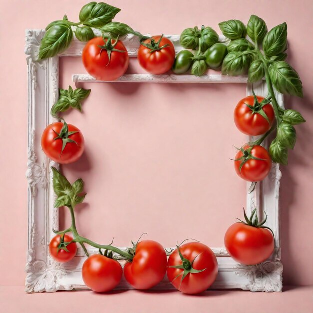 Tomatenwandteppich Ein Ausbruch kulinarischer Farben
