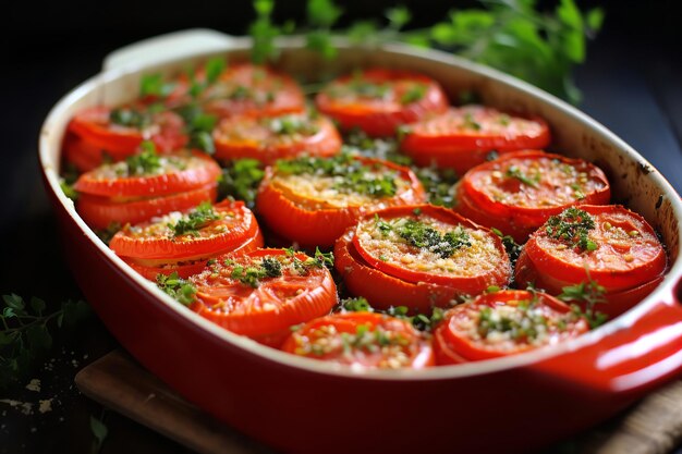 Tomates al horno Oregano Receta italiana