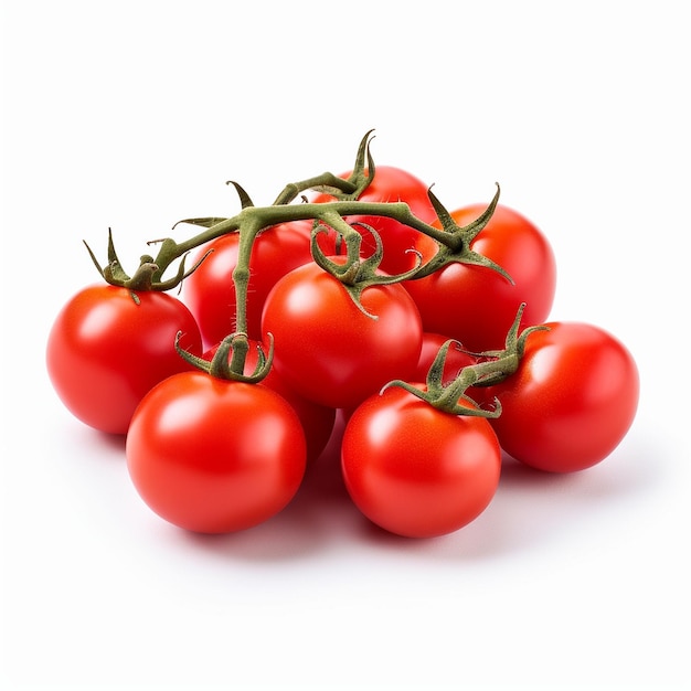 tomates de fundo branco