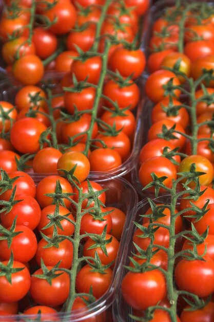 Tomates em um mercado de rua