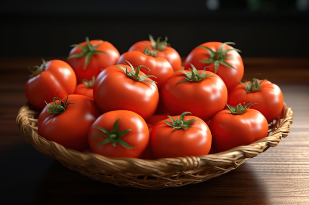 Foto tomates rojos maduros