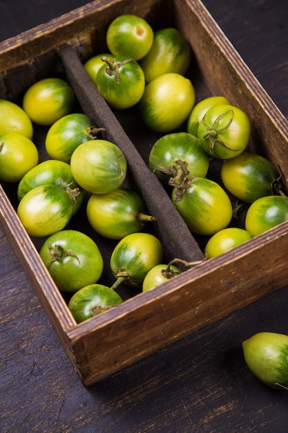 Unos tomates verdes