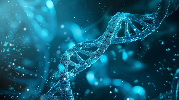 Foto tomografía por escáner radiografía del adn cromosómico con otras partículas