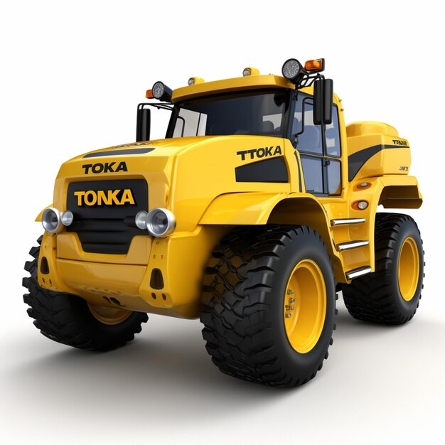 Tonka mit weißem Hintergrund in hoher Qualität, Ultra HD