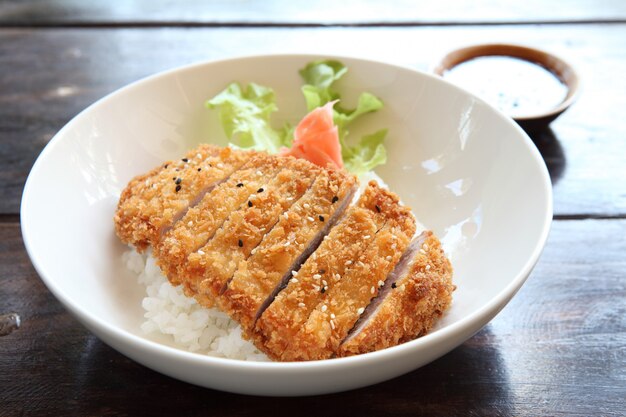 Tonkatsu, chuleta de cerdo