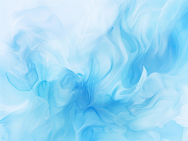 Tonos azules, fondo abstracto azul claro calmante con diseño artístico en forma de nube