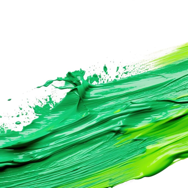 Foto tonos verdes abstractos salpicaduras de tinta en el fondo