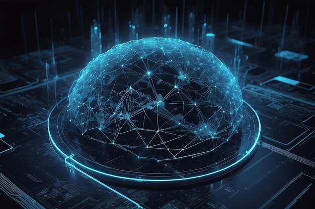 Tons azuis de conectividade Explorando redes dinâmicas para algoritmos de IA e computação quântica