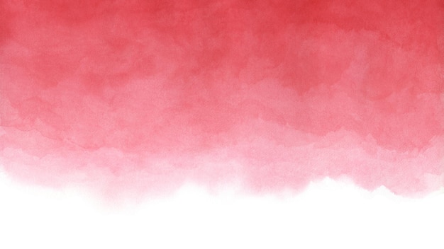 Tons de aquarela vermelha e rosa. fundo abstrato aquarela, gradiente