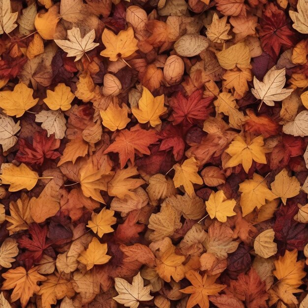 Top-Ansicht von schönen Herbstblättern JPG