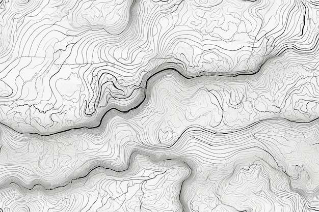 Topografische Kartenkonturen, Illustration der Lagerbestände