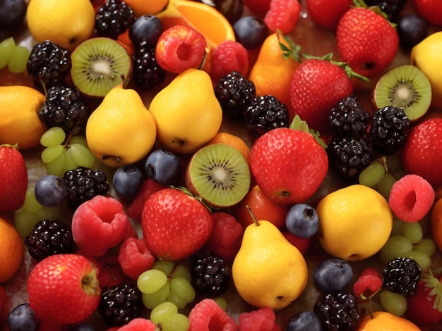 TopView Fruit Medley Sucoso e Vibrante