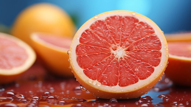 Toranja inteira fresca em laranja