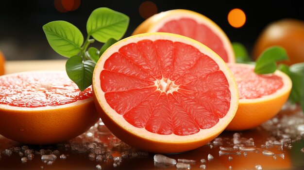 Toranja inteira fresca em laranja