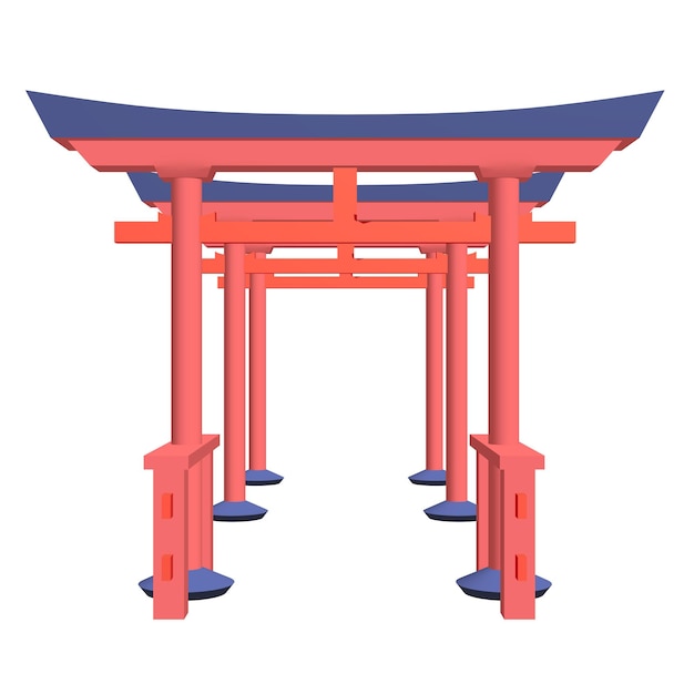 Torii puerta sagrada tradicional Japón sintoísmo religión