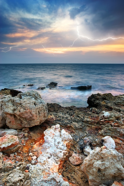 Tormenta de mar.