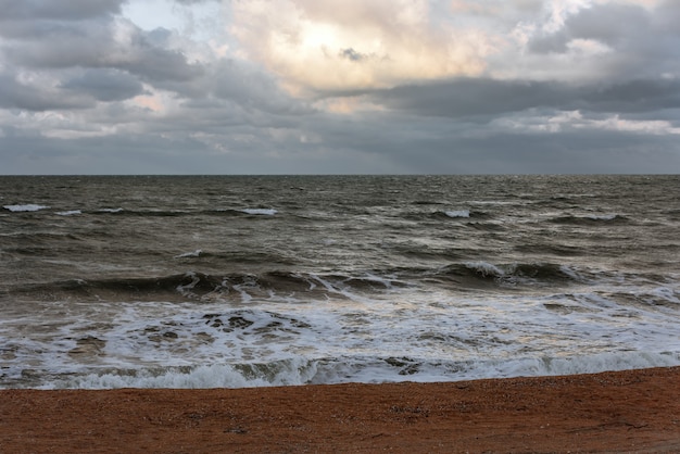 Tormenta en el mar