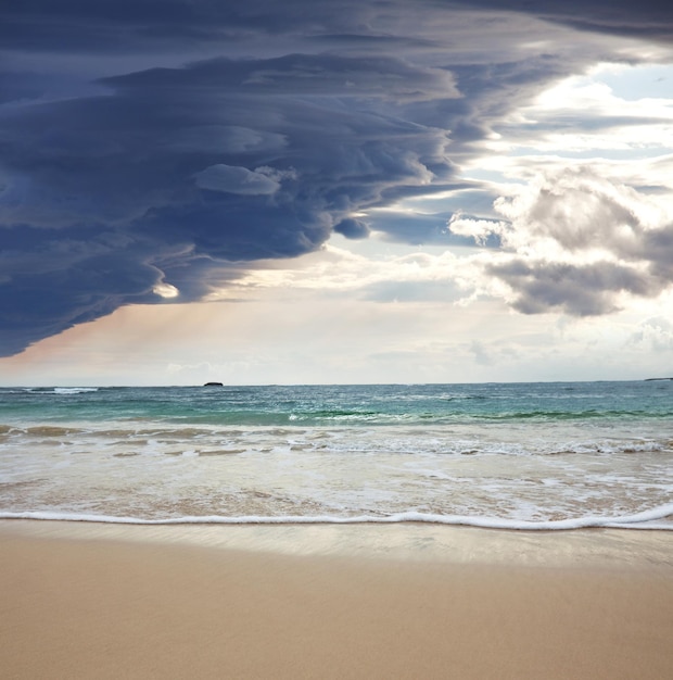 Tormenta en el océano