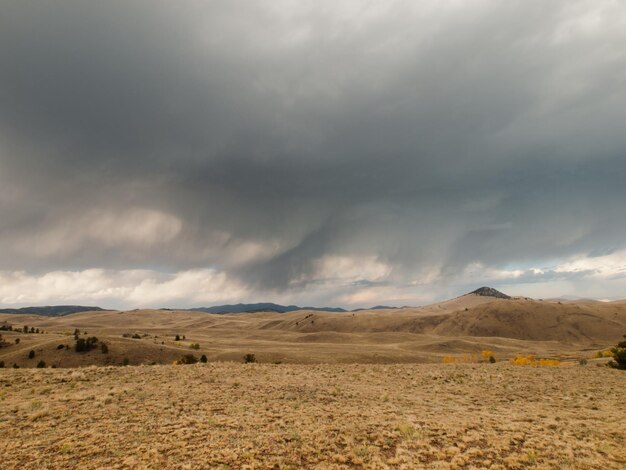 Tormenta de la pradera en Colorado.