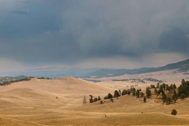 Tormenta de la pradera en Colorado.