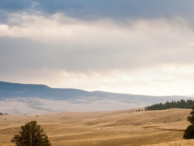 Tormenta de la pradera en Colorado.