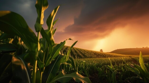 Tornado Causa Caos na Colheita Ataca no Anoitecer no Campo