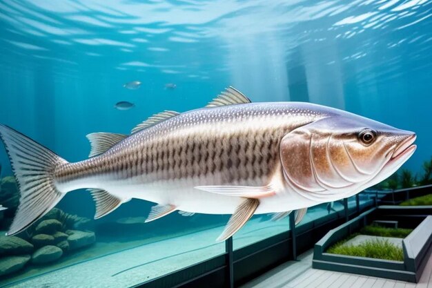 Foto toronto, ontario, canadá 28 de marzo de 2023 una sombra de alabama en el acuario ripley