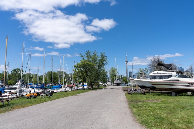 Toronto Ontário Canadá 30 de julho de 2021 Toronto Island Marina