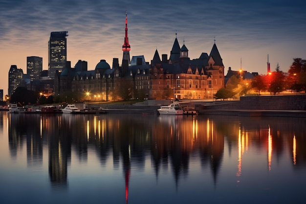 Foto toronto skyline toronto canada centro de toronto cn torre toronto cidade de toronto