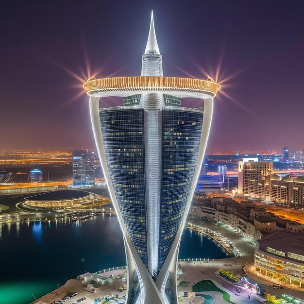 Foto la torre aspire en doha, qatar