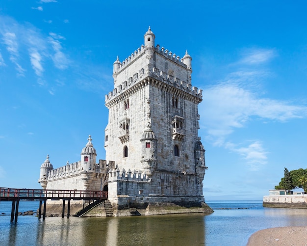 Torre de belem lisboa portugal | Foto Premium