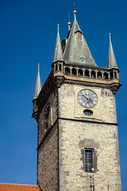 Torre da antiga prefeitura de Praga