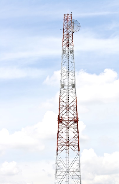 Torre de antena de rádio de telecomunicação